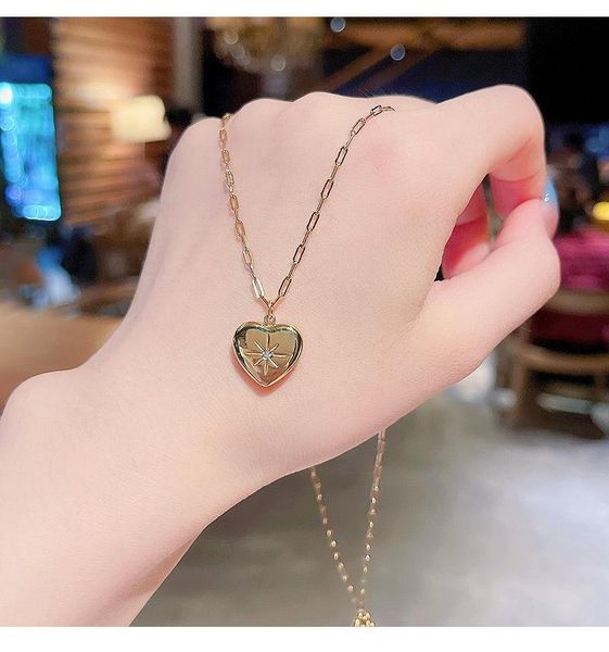 chains 2021 love trend design feeling pendant titanium steel necklace ins tide with the collarbone chain, Silver
chains 2021 love trend design feeling pendant titanium steel necklace ins tide with the collarbone chain, Silver
