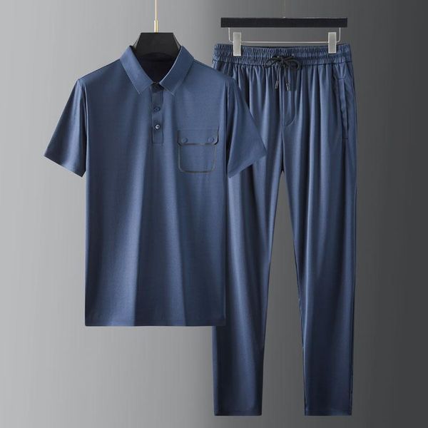 jogging clothing 2021 summer modal mens sets (t-shirt+pants) luxury short sleeve sport casual thin male fashion slim fit silky man suits, Black;red
jogging clothing 2021 summer modal mens sets (t-shirt+pants) luxury short sleeve sport casual thin male fashion slim fit silky man suits, Black;red