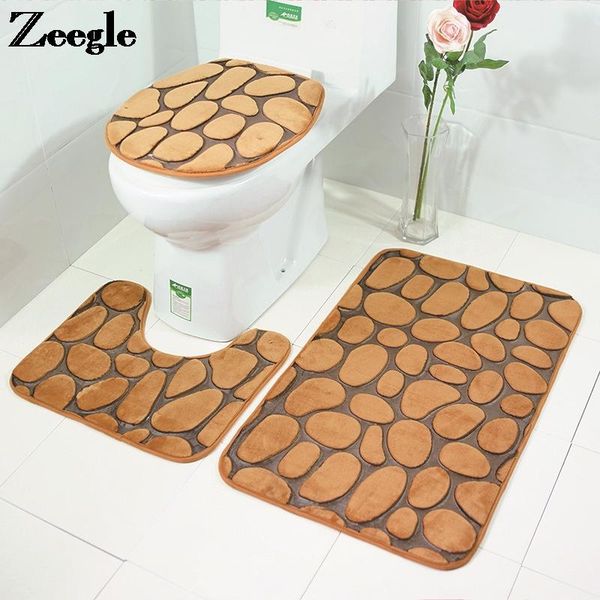 zeegle bathroom carpet rug flannel shower room bath mat dustproof toilet rugs anti-slip floor mats seat cover
zeegle bathroom carpet rug flannel shower room bath mat dustproof toilet rugs anti-slip floor mats seat cover