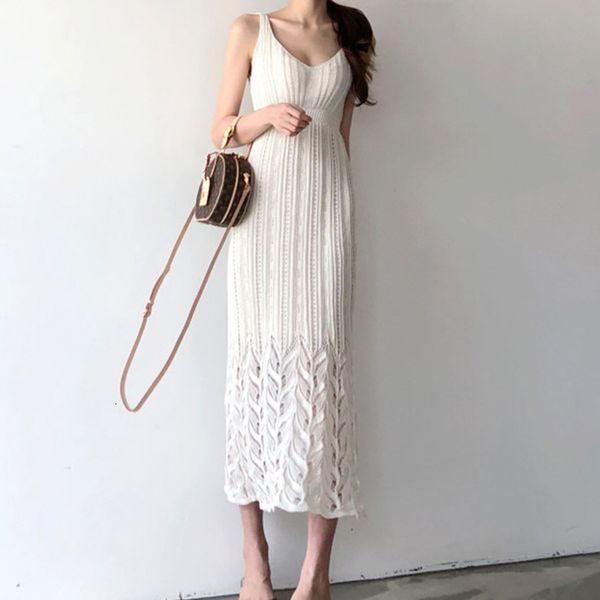 dresses summer women fashion hollow out sweater sleeveless casual maxi long knitted elastic es, Black;gray
dresses summer women fashion hollow out sweater sleeveless casual maxi long knitted elastic es, Black;gray