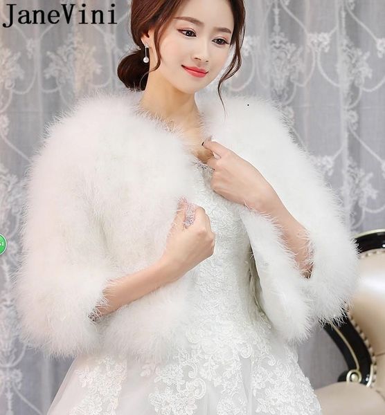 wraps & jackets janevini winter wedding ostrich feather bridal faux fur shawls with sleeves women cape for evening party boleros nupciales, White
wraps & jackets janevini winter wedding ostrich feather bridal faux fur shawls with sleeves women cape for evening party boleros nupciales, White