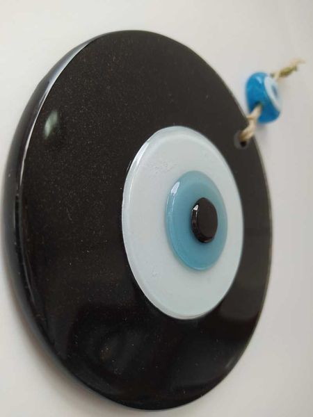 black evil eye 12cm glass bead pendant charm turkish handmade big amulet for wall hanging talisman boho home / room decor decorative objects
black evil eye 12cm glass bead pendant charm turkish handmade big amulet for wall hanging talisman boho home / room decor decorative objects
