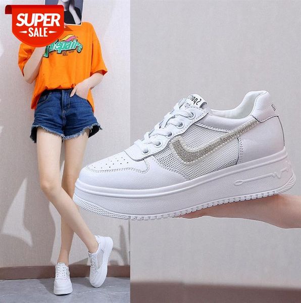 women's platform shoes white shoes, mesh and breathable casual #lt6n 
women's platform shoes white shoes, mesh and breathable casual #lt6n
