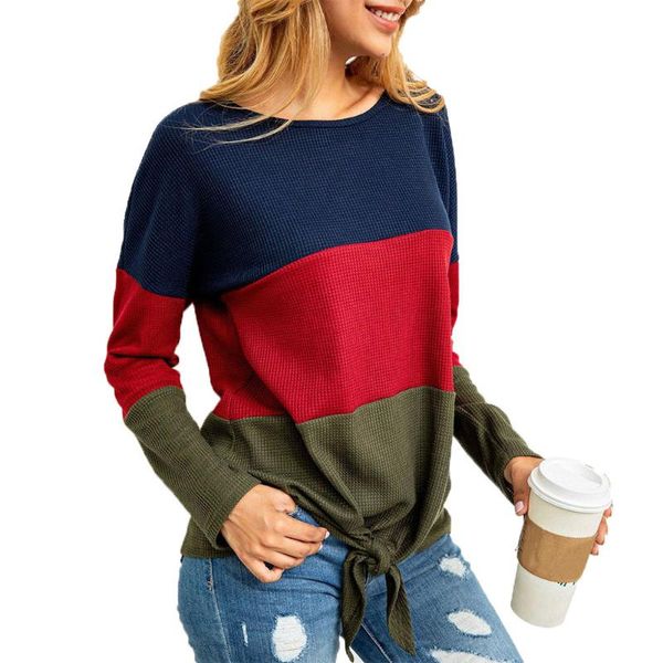 women's sweaters loose autumn winter spring crew neck tie knot long sleeve daily casual women knit sweater triple color block soft pull, White;black
women's sweaters loose autumn winter spring crew neck tie knot long sleeve daily casual women knit sweater triple color block soft pull, White;black