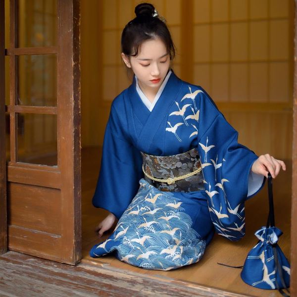 ethnic clothing women japanese traditional kimono haori japan geisha elegant performance dress vintage yukata female cosplay, Red
ethnic clothing women japanese traditional kimono haori japan geisha elegant performance dress vintage yukata female cosplay, Red