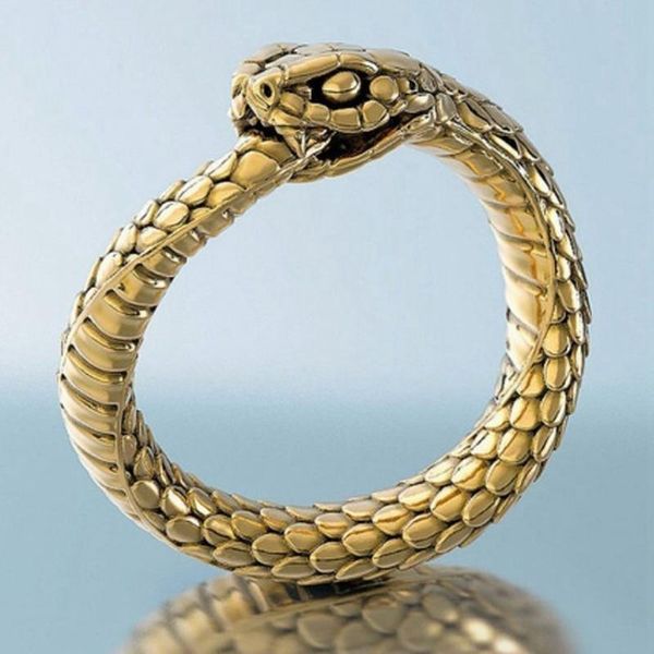 cluster rings retro punk snake ring for men women exaggerated antique gold opening adjustable rock jewelry, Golden;silver
cluster rings retro punk snake ring for men women exaggerated antique gold opening adjustable rock jewelry, Golden;silver