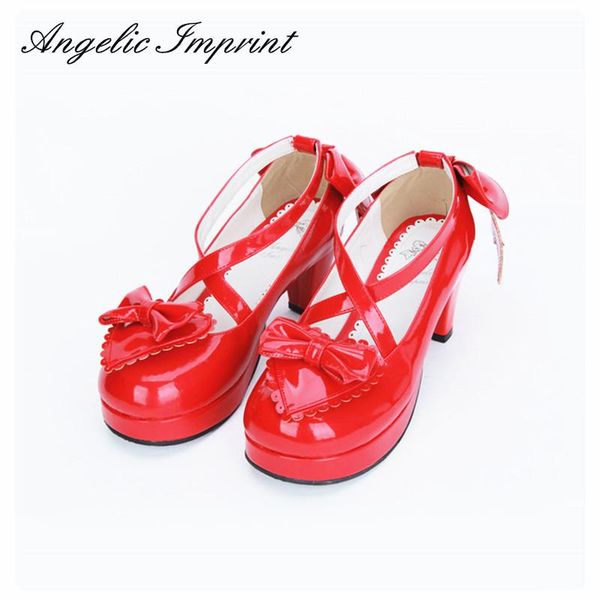 girls red leather sweet lolita shoes criss cross strappy pumps princess sweetheart party dress, Black
girls red leather sweet lolita shoes criss cross strappy pumps princess sweetheart party dress, Black