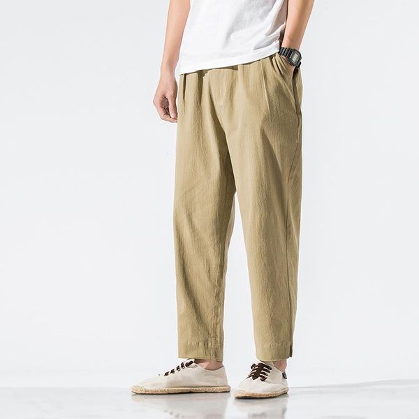 men's pants clothing cotton blend big size capris straight no lightweight casual button loose khaki grey black navy summe
men's pants clothing cotton blend big size capris straight no lightweight casual button loose khaki grey black navy summe