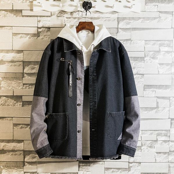 men's jackets 2021 spring and summer korean fashion hip hop couple printing handsome casual stitching denim jacket m-3xl size streetwea, Black;brown
men's jackets 2021 spring and summer korean fashion hip hop couple printing handsome casual stitching denim jacket m-3xl size streetwea, Black;brown