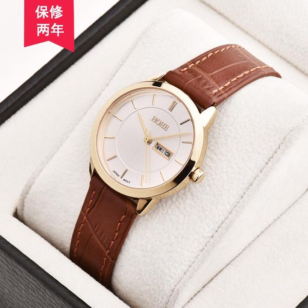 wristwatches women's fashion belt waterproof quartz watch ultra thin double calendar simple retro korean casual, Slivery;brown
wristwatches women's fashion belt waterproof quartz watch ultra thin double calendar simple retro korean casual, Slivery;brown