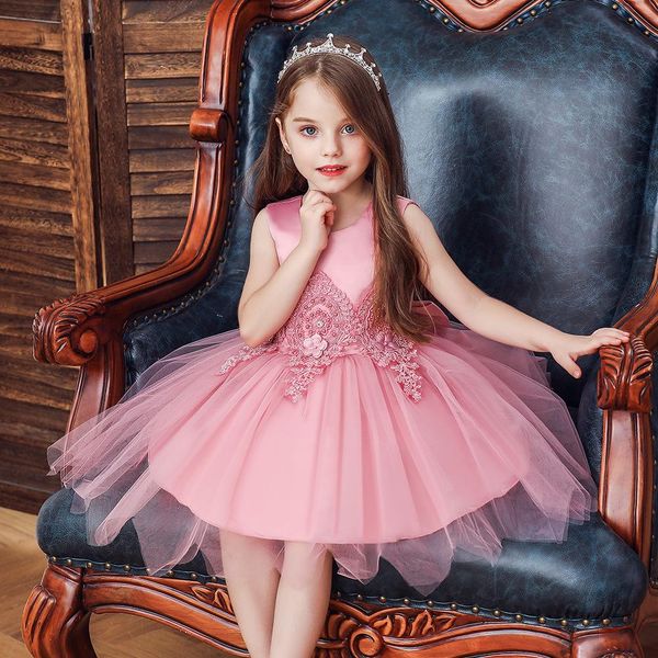 girl dress appliqued sleeveless flower girl dresses wedding birthday party asymmetrical princess dress, Red;yellow
girl dress appliqued sleeveless flower girl dresses wedding birthday party asymmetrical princess dress, Red;yellow