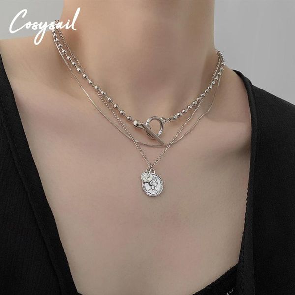 chains cosysail multilayer portrait coin pendant necklace simple beaded ot button choker for women ins 2021 trendy jewelry, Silver
chains cosysail multilayer portrait coin pendant necklace simple beaded ot button choker for women ins 2021 trendy jewelry, Silver