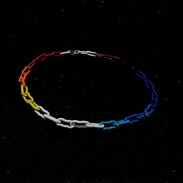 chains 2021 europe and america hip hop colorful clover pendant necklace bracelet stainless steel fashion jewelry for men women gift, Silver
chains 2021 europe and america hip hop colorful clover pendant necklace bracelet stainless steel fashion jewelry for men women gift, Silver