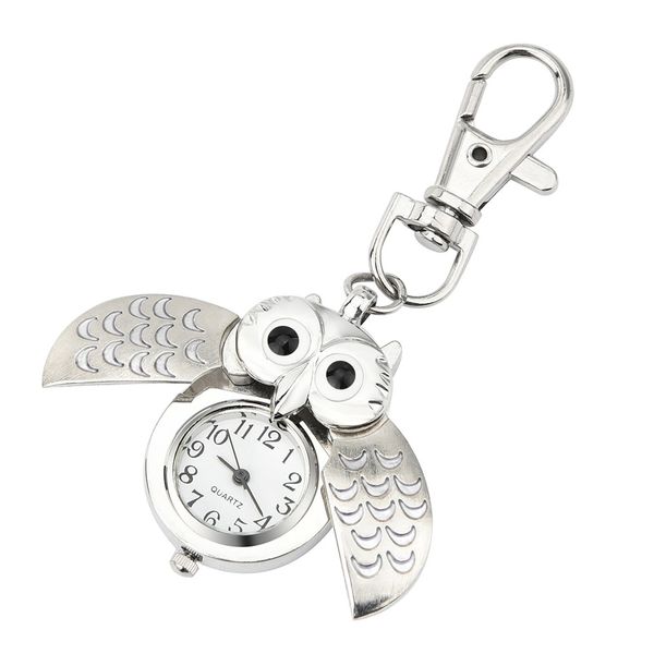 pocket women fashion mini metal owl watch clip pocket keychain analog pocket watch gift reloj woman man watches, Slivery;golden
pocket women fashion mini metal owl watch clip pocket keychain analog pocket watch gift reloj woman man watches, Slivery;golden