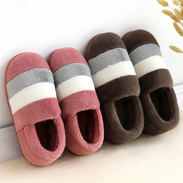 slippers winter couples fur cotton shoes fashion striped design non-slip female warm home mute soft bedroom flat, Black
slippers winter couples fur cotton shoes fashion striped design non-slip female warm home mute soft bedroom flat, Black
