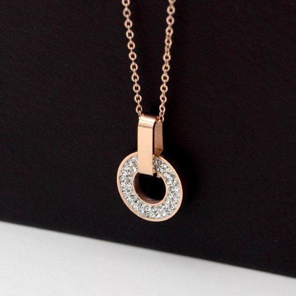pendant necklaces geometric zircon circle necklace, titanium steel, women's, valentine's day gifts, fashion jewelry accessories wh, Silver
pendant necklaces geometric zircon circle necklace, titanium steel, women's, valentine's day gifts, fashion jewelry accessories wh, Silver