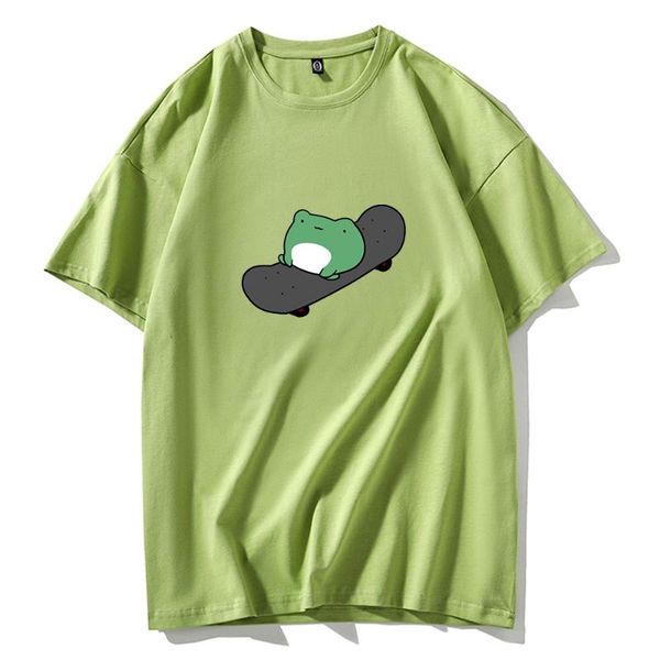 women's t-shirt skateboard frog funny cute graphic tee women tshirt green aesthetic oversized t shirt harajuku casual summer streetwea, White
women's t-shirt skateboard frog funny cute graphic tee women tshirt green aesthetic oversized t shirt harajuku casual summer streetwea, White