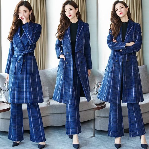 spring sashes trench coat trouser suit womens work wide leg pants suits office sets for women long blazer with women's two piece, White
spring sashes trench coat trouser suit womens work wide leg pants suits office sets for women long blazer with women's two piece, White