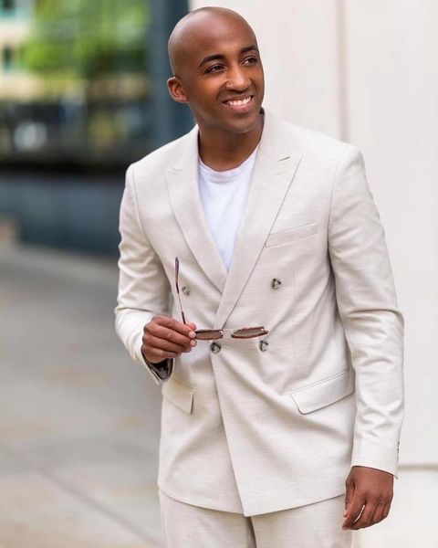 men's suits & blazers men 2 pcs creamy white double breasted slim fit wedding groom prom terno masculino custom made blazer jacket+pant, White;black
men's suits & blazers men 2 pcs creamy white double breasted slim fit wedding groom prom terno masculino custom made blazer jacket+pant, White;black
