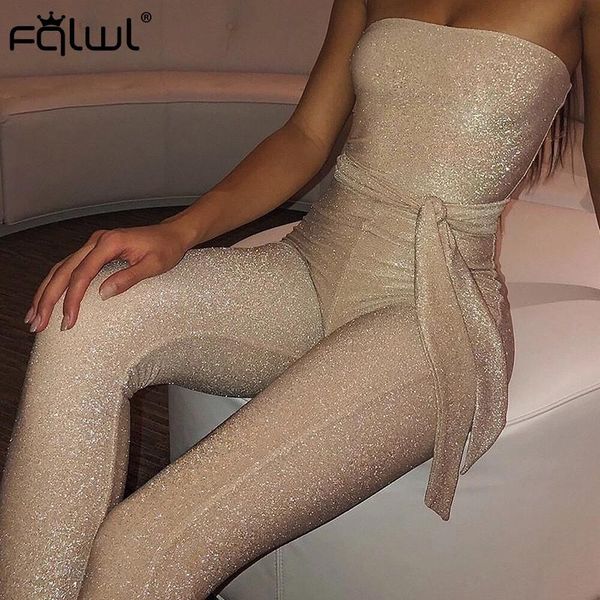 women's jumpsuits & rompers glitter bandage backless club bodycon jumpsuit women overalls black gold skinny long womnes female, Black;white 
women's jumpsuits & rompers glitter bandage backless club bodycon jumpsuit women overalls black gold skinny long womnes female, Black;white