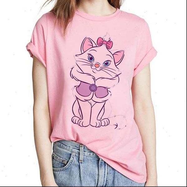 clothes korean summer kawaii cat women t shirts print pink casual vintage aesthetic lady girls, White
clothes korean summer kawaii cat women t shirts print pink casual vintage aesthetic lady girls, White