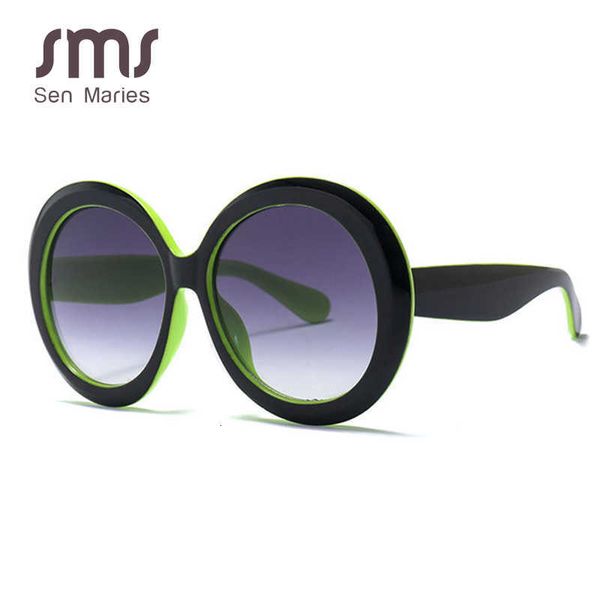 luxury designer sunglasses sen maries fashion round women vintage brand designer black green oversized frames mirror shades female uv400, White;black
luxury designer sunglasses sen maries fashion round women vintage brand designer black green oversized frames mirror shades female uv400, White;black