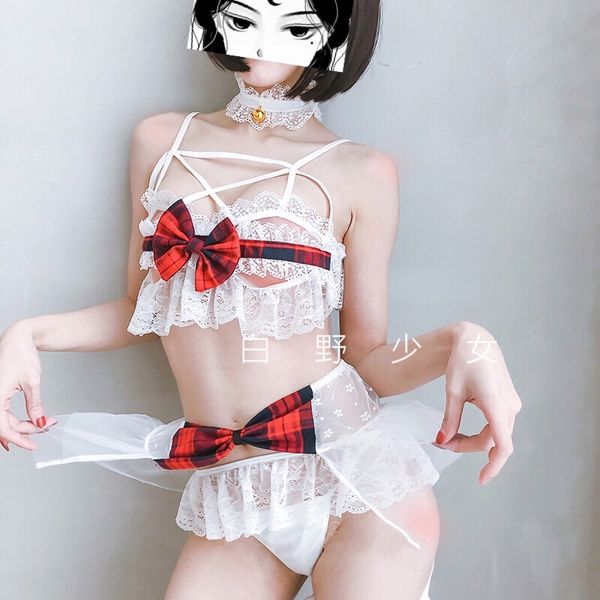 red little devil costumes bandage bra skirt panty collar lingerie set lolita anime maid underwear bikini with wings, Red;black
red little devil costumes bandage bra skirt panty collar lingerie set lolita anime maid underwear bikini with wings, Red;black