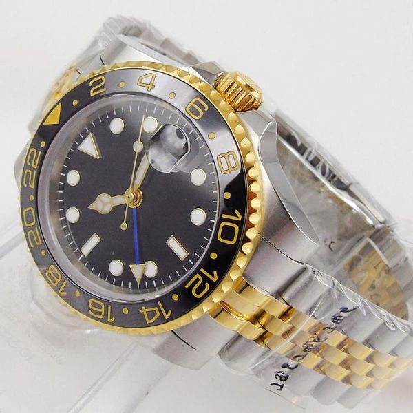 40mm automatic men watch sapphire crystal gold coated jubilee band mingzhu 3804 movement wristwatches, Slivery;brown
40mm automatic men watch sapphire crystal gold coated jubilee band mingzhu 3804 movement wristwatches, Slivery;brown