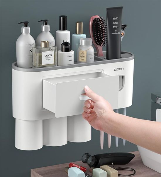 toothbrush holders bathroom rack holder with drawer toothpaste squeezer cups storage wall mount
toothbrush holders bathroom rack holder with drawer toothpaste squeezer cups storage wall mount