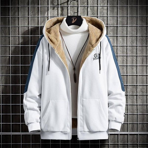 men's hoodies & sweatshirts men autumn winter hoodie jacket fur lined thick zipper sweatshirt casual sports coat hooded korean fashion, Black
men's hoodies & sweatshirts men autumn winter hoodie jacket fur lined thick zipper sweatshirt casual sports coat hooded korean fashion, Black