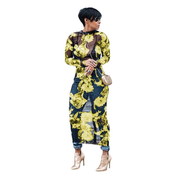 casual dresses fashion women's dress perspective stretch flower print mesh plus size office spring long sleeve high collar, Black;gray
casual dresses fashion women's dress perspective stretch flower print mesh plus size office spring long sleeve high collar, Black;gray