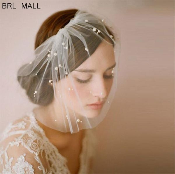 bridal veils ivory pearls tulle wedding birdcage veil with comb two layers fascinator bride face party hair accessories, Black
bridal veils ivory pearls tulle wedding birdcage veil with comb two layers fascinator bride face party hair accessories, Black