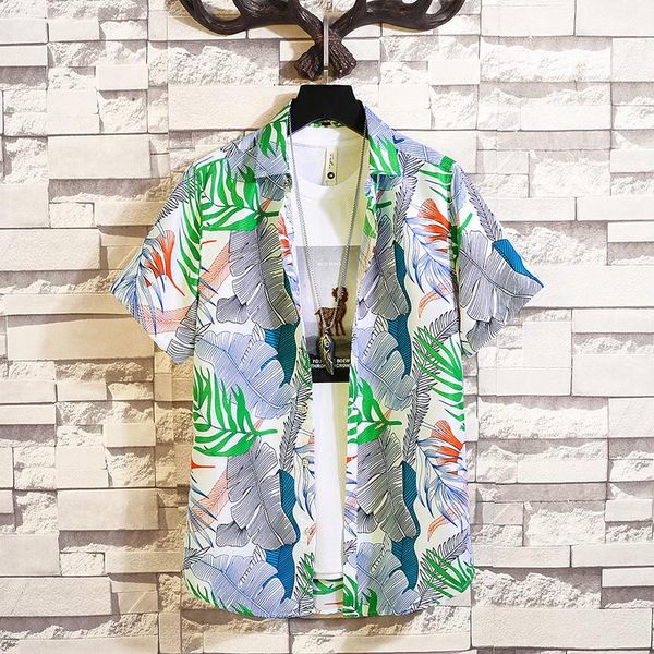 men's casual shirts print fashion flower design short sleeve hawaiian blouse 2021 summer clothing plus asian size 5xl 6xl, White;black
men's casual shirts print fashion flower design short sleeve hawaiian blouse 2021 summer clothing plus asian size 5xl 6xl, White;black