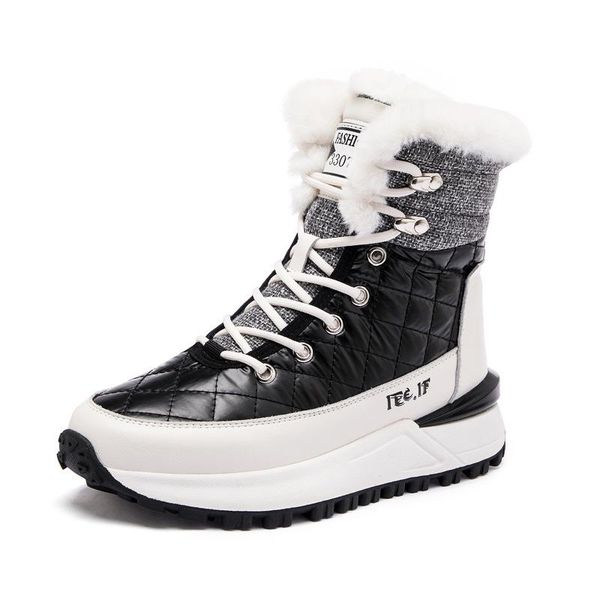 boots women's snow 2021 winter plus velvet thick warm cotton shoes non-slip waterproof fashion, Black
boots women's snow 2021 winter plus velvet thick warm cotton shoes non-slip waterproof fashion, Black