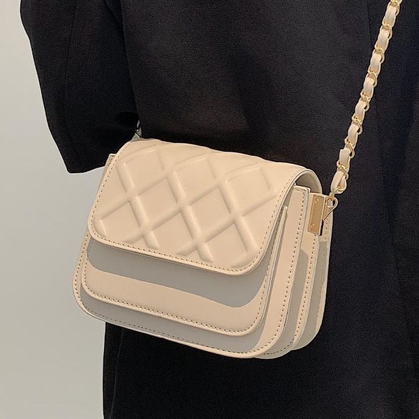 shoulder bags diamond small bag female summer 2021 trendy fashion chain square wild single messenger