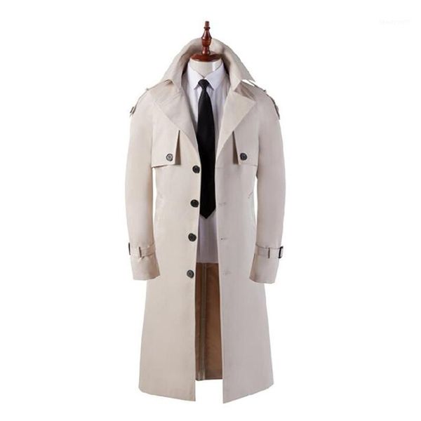 men's trench coats windbreaker 2021 spring autumn style super long clothes over-the-knee slim business casual coat jacket, Tan;black
men's trench coats windbreaker 2021 spring autumn style super long clothes over-the-knee slim business casual coat jacket, Tan;black