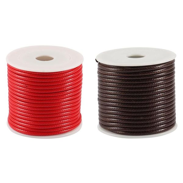 yarn 4pcs 12 meters/roll 2.5mm round waxed thread necklace rope leather cord for jewelry accessories, red & coffee, Black;white
yarn 4pcs 12 meters/roll 2.5mm round waxed thread necklace rope leather cord for jewelry accessories, red & coffee, Black;white