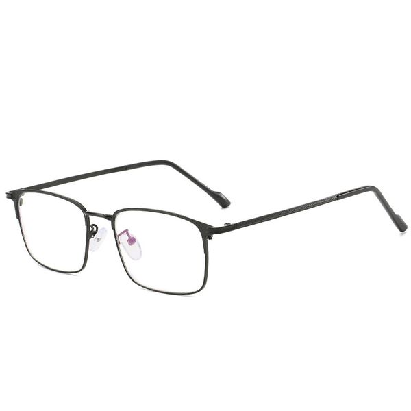 2021 new blue film flat lens fashion box anti radiation optical frame men's business eyeglass frame 16033, Black
2021 new blue film flat lens fashion box anti radiation optical frame men's business eyeglass frame 16033, Black