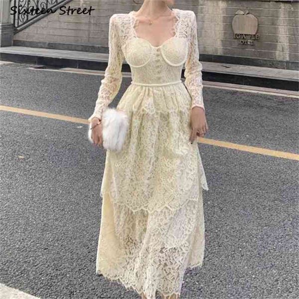 vintage apricot dresses woman diamond button high waist lace clothing long-sleeve spring elegant party female 210603, Black;gray
vintage apricot dresses woman diamond button high waist lace clothing long-sleeve spring elegant party female 210603, Black;gray