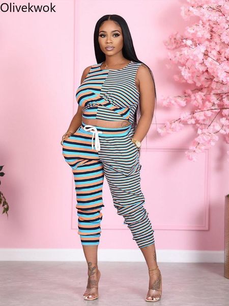 women's tracksuits olivekwok summer women sets striped o-neck fashion printing leisure two-piece suit street night outfits, Gray
women's tracksuits olivekwok summer women sets striped o-neck fashion printing leisure two-piece suit street night outfits, Gray