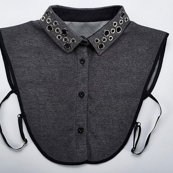 women's blouses & shirts fashion crystal bead style cotton shirt collar decoration vest collier femme wild pearl decorative fake, White
women's blouses & shirts fashion crystal bead style cotton shirt collar decoration vest collier femme wild pearl decorative fake, White