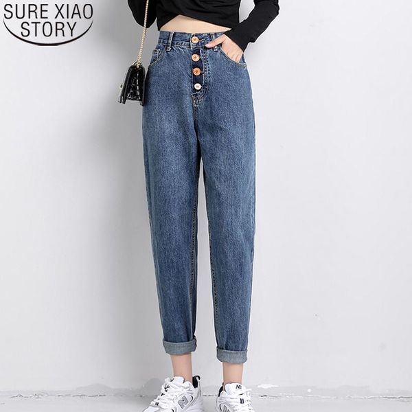 autumn high waist jeans women harem pants loose all-match fashion buckle buttons denim 10792 women's, Blue
autumn high waist jeans women harem pants loose all-match fashion buckle buttons denim 10792 women's, Blue