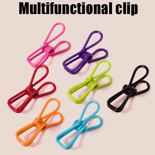 clothing & wardrobe storage 10pcs multipurpose colorful stainless steel clips clothes pins pegs socks hanging household clothespin
clothing & wardrobe storage 10pcs multipurpose colorful stainless steel clips clothes pins pegs socks hanging household clothespin