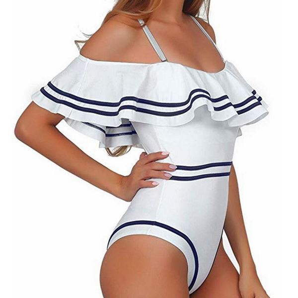 one-piece suits women bikini striped off shoulder one piece sling slimming push up beach bathing padded quick dry fashion swimwear
one-piece suits women bikini striped off shoulder one piece sling slimming push up beach bathing padded quick dry fashion swimwear