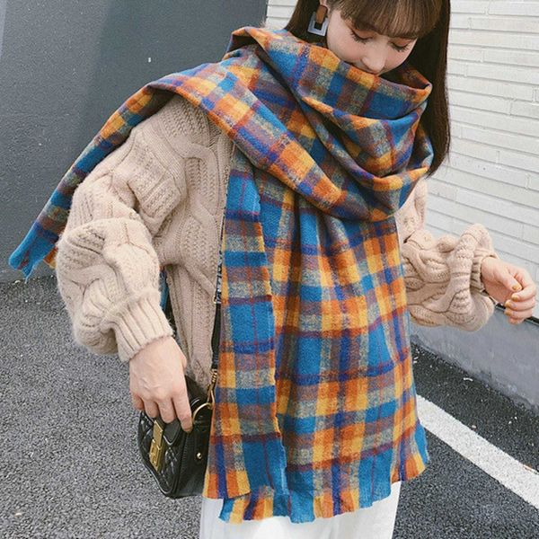 2021 new fashion cashmere women plaid scarf winter warm shawl and wrap bandana pashmina long tassel female foulard thick blanket, Blue;gray
2021 new fashion cashmere women plaid scarf winter warm shawl and wrap bandana pashmina long tassel female foulard thick blanket, Blue;gray
