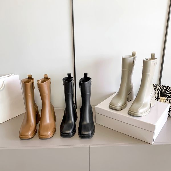 r woman boots luxury women high-heeled shoes plain toes zipper ankle boots chunky heels half boot lady party casual shoe rubber water proof, Black
r woman boots luxury women high-heeled shoes plain toes zipper ankle boots chunky heels half boot lady party casual shoe rubber water proof, Black