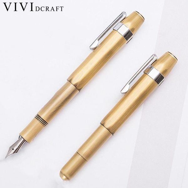 fountain pens vividcraft classical all copper handmade pen pocket ef 0.38mm hardcore luxury short ink papelaria
fountain pens vividcraft classical all copper handmade pen pocket ef 0.38mm hardcore luxury short ink papelaria