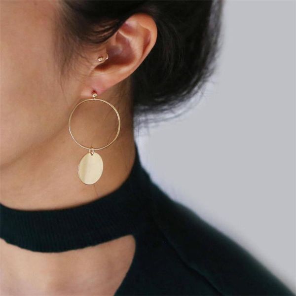 hoop & huggie 14k gold filled circle earrings handmade coins jewelry minimalism brincos oorbellen pendientes boho for women, Golden;silver
hoop & huggie 14k gold filled circle earrings handmade coins jewelry minimalism brincos oorbellen pendientes boho for women, Golden;silver
