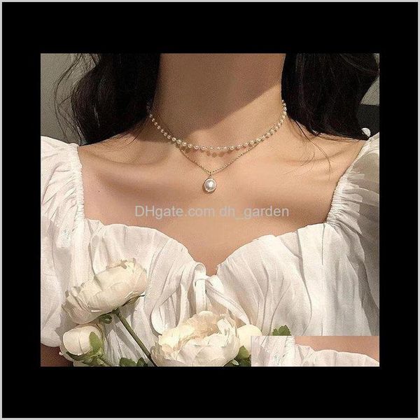 necklaces & pendants drop delivery 2021 pearl beads chain statement short choker necklace for women men korean hip hop jewelry womens fashio, Golden;silver
necklaces & pendants drop delivery 2021 pearl beads chain statement short choker necklace for women men korean hip hop jewelry womens fashio, Golden;silver