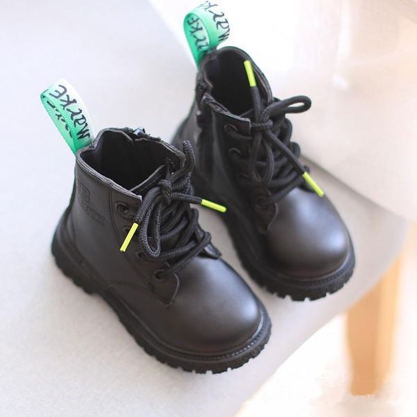 boots children' single spring autumn shoes leather girls boys baby short england, Black;grey
boots children' single spring autumn shoes leather girls boys baby short england, Black;grey